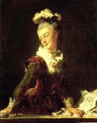 Jean-Honore Fragonard Portrait of Marie-Madeleine Guimard (1743-1816), French dancer oil